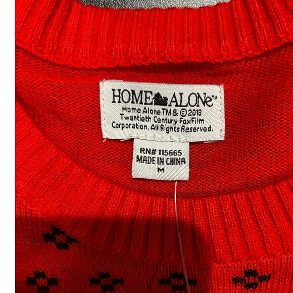 HOME ALONE New "Merry Christmas Ya Filthy Animal" Acrylic? Sweater Size M - Picture 5 of 5
